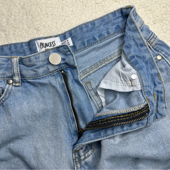 *PRINCESS POLLY* Gun Barrel City Denim Shorts - Picture 6 of 11